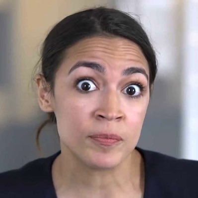 AOC eyes Blank Meme Template