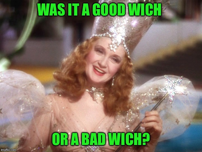 good witch wizard of oz neoliberalism meme | WAS IT A GOOD WICH OR A BAD WICH? | image tagged in good witch wizard of oz neoliberalism meme | made w/ Imgflip meme maker