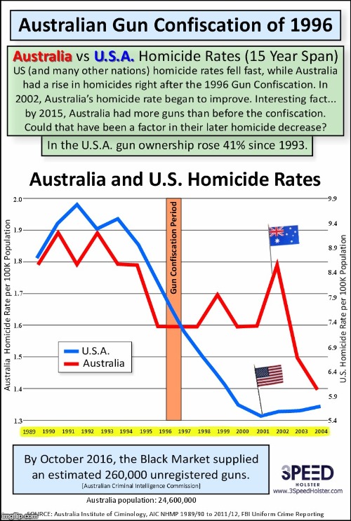 Australian Gun Ban. Did It Work? | image tagged in gun control,gun laws,gun ban,holster | made w/ Imgflip meme maker