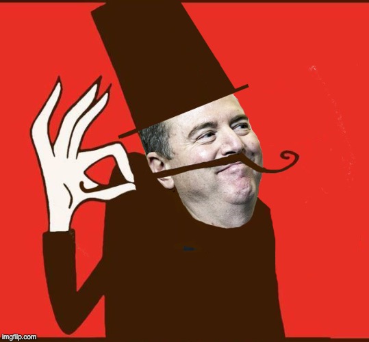 Snidely | image tagged in adam schiff,congress,impeachment | made w/ Imgflip meme maker