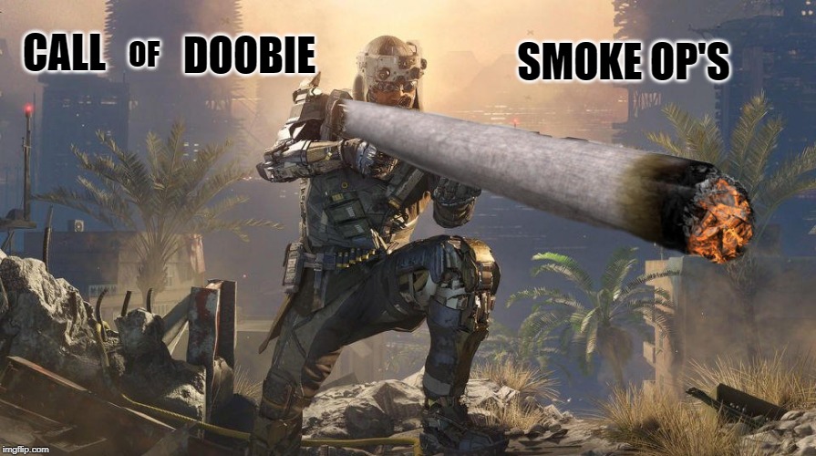 call of doobie |  SMOKE OP'S; CALL; DOOBIE; OF | image tagged in call of duty,spoof,funny | made w/ Imgflip meme maker