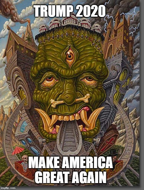 trump 2020: make america great again | TRUMP 2020; MAKE AMERICA GREAT AGAIN | image tagged in trump,trump 2020,make america great again | made w/ Imgflip meme maker