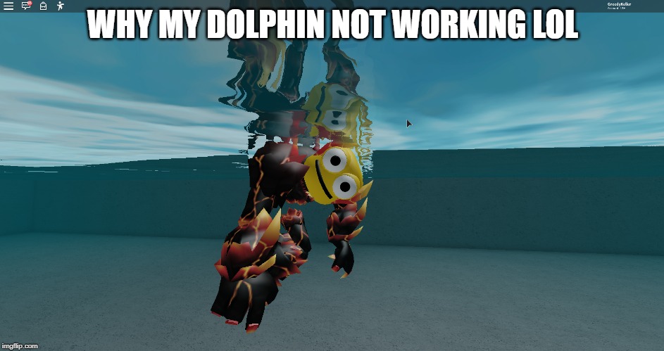 WHY MY DOLPHIN NOT WORKING LOL | made w/ Imgflip meme maker