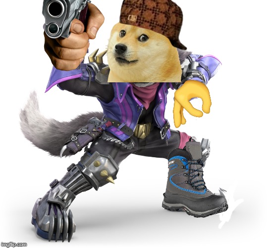 Cursed Wolf | image tagged in cursed image,memes,super smash bros | made w/ Imgflip meme maker