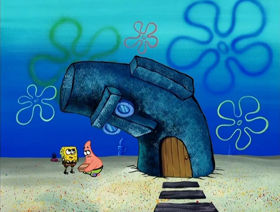 High Quality Squidward's House Blank Meme Template