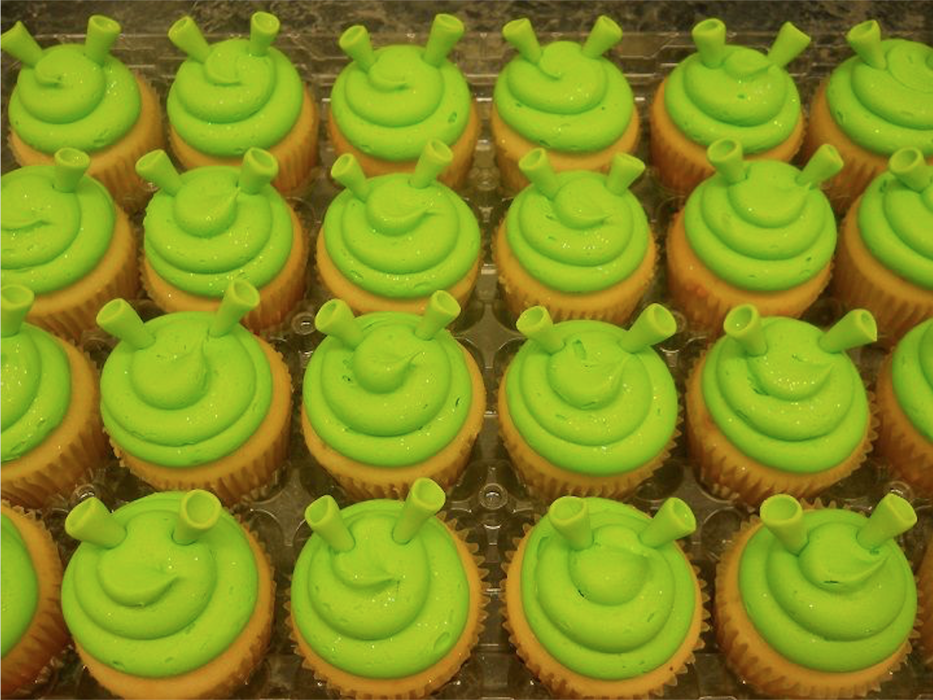 High Quality Shrek Cupcakes Blank Meme Template