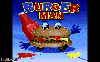 Burger Man! | image tagged in gifs,food | made w/ Imgflip images-to-gif maker