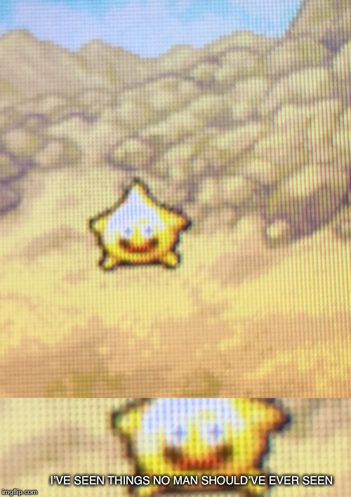 I was playing this GBA game and I just thought this guy’s face looked funny |  I’VE SEEN THINGS NO MAN SHOULD’VE EVER SEEN | image tagged in video games | made w/ Imgflip meme maker