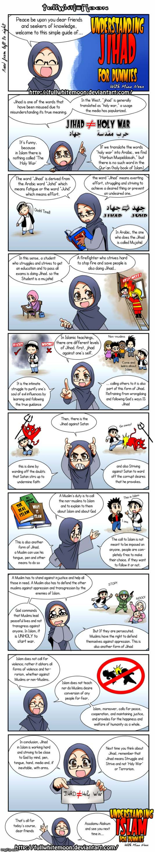 Understanding Jihad For Dummies | image tagged in jihad,muslim,islam,understanding,struggle,conflict | made w/ Imgflip meme maker