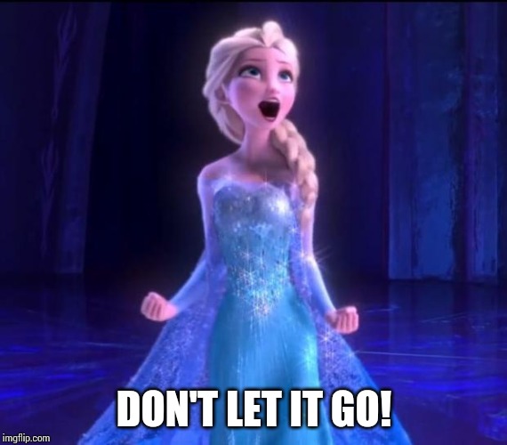 Let it go | DON'T LET IT GO! | image tagged in let it go | made w/ Imgflip meme maker
