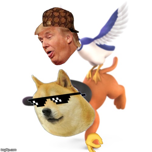 Cursed Duck Hunt | image tagged in super smash bros,cursed image,everyone123 we aint gonna stop,memes,help me | made w/ Imgflip meme maker