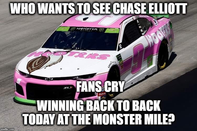 chase | FANS CRY | image tagged in nascar | made w/ Imgflip meme maker