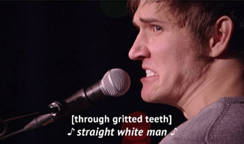 High Quality (Gritted Teeth) Straight White Man Blank Meme Template