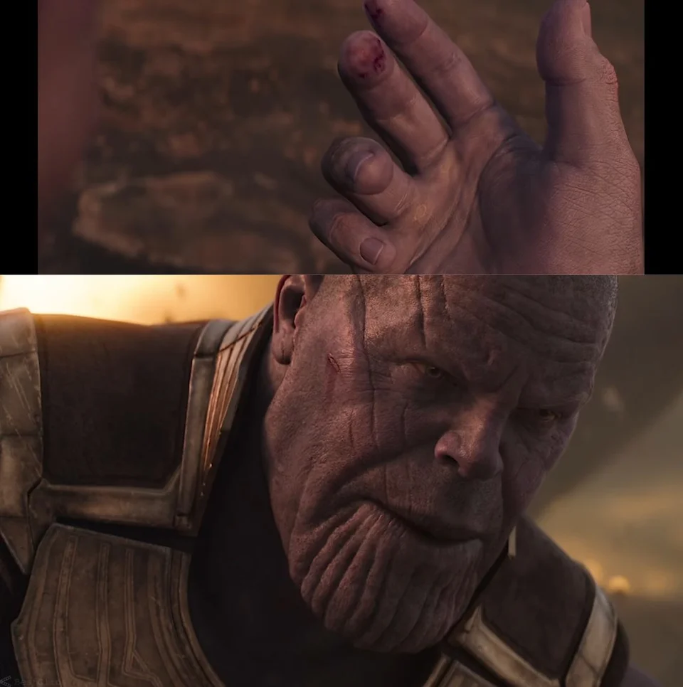 thanos, blood Blank Meme Template