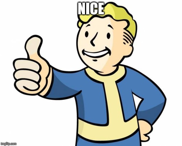 thumbs up,memes | NICE | image tagged in thumbs up memes | made w/ Imgflip meme maker