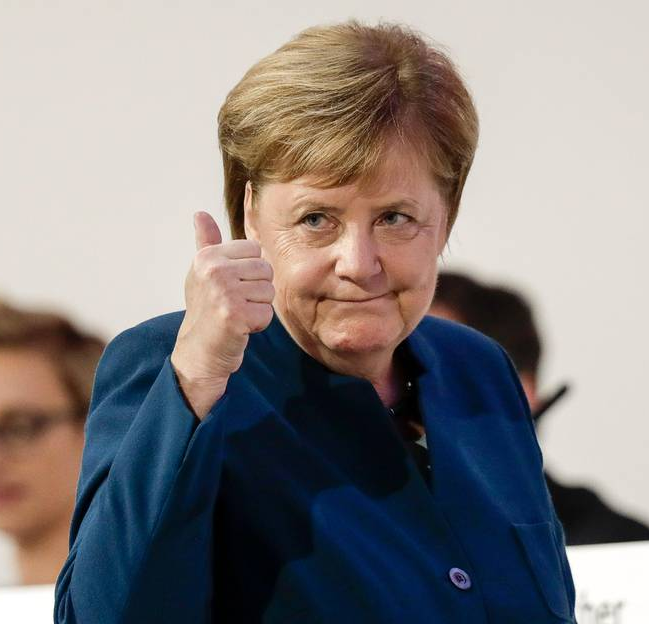 High Quality Merkel Pillepalle Blank Meme Template