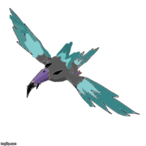 Galarian Wingull,  edited by me. And it's been partially draw my me too. (Part of maverick_lucario 's contest) | image tagged in galar,fakemon,wingull | made w/ Imgflip meme maker