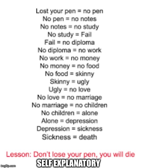 Lost your pen | SELF EXPLANATORY | image tagged in lost your pen | made w/ Imgflip meme maker