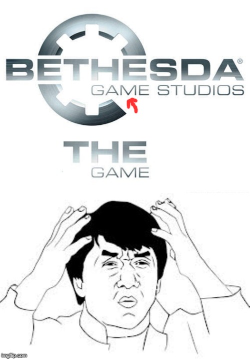 THE GAME | image tagged in mind blown,bethesda | made w/ Imgflip meme maker