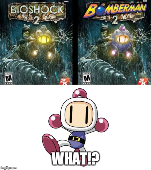 BOMBERMAN | WHAT!? | image tagged in bomber,video games | made w/ Imgflip meme maker