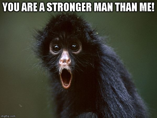 ooooh | YOU ARE A STRONGER MAN THAN ME! | image tagged in ooooh | made w/ Imgflip meme maker