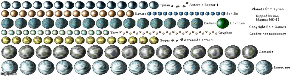 Tyrian Planets | image tagged in tyrian planets | made w/ Imgflip meme maker