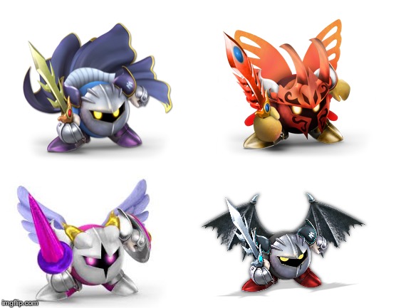 If the alt skins of meta knight were more like what they are | image tagged in blank white template | made w/ Imgflip meme maker