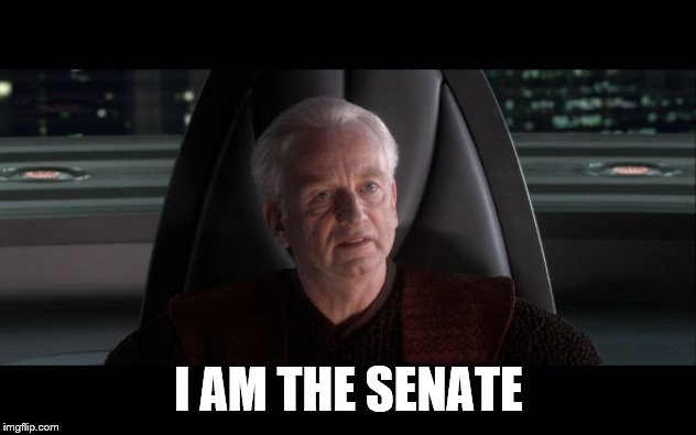 I am the Senate | I AM THE SENATE | image tagged in i am the senate | made w/ Imgflip meme maker