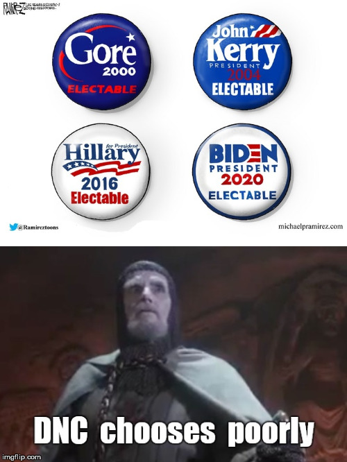 TheyChosePoorly | image tagged in political meme,dnc | made w/ Imgflip meme maker