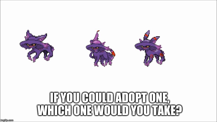 IF YOU COULD ADOPT ONE, WHICH ONE WOULD YOU TAKE? | made w/ Imgflip meme maker