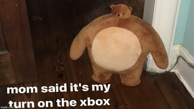 I'll just leave this here... | image tagged in bear,xbox | made w/ Imgflip meme maker