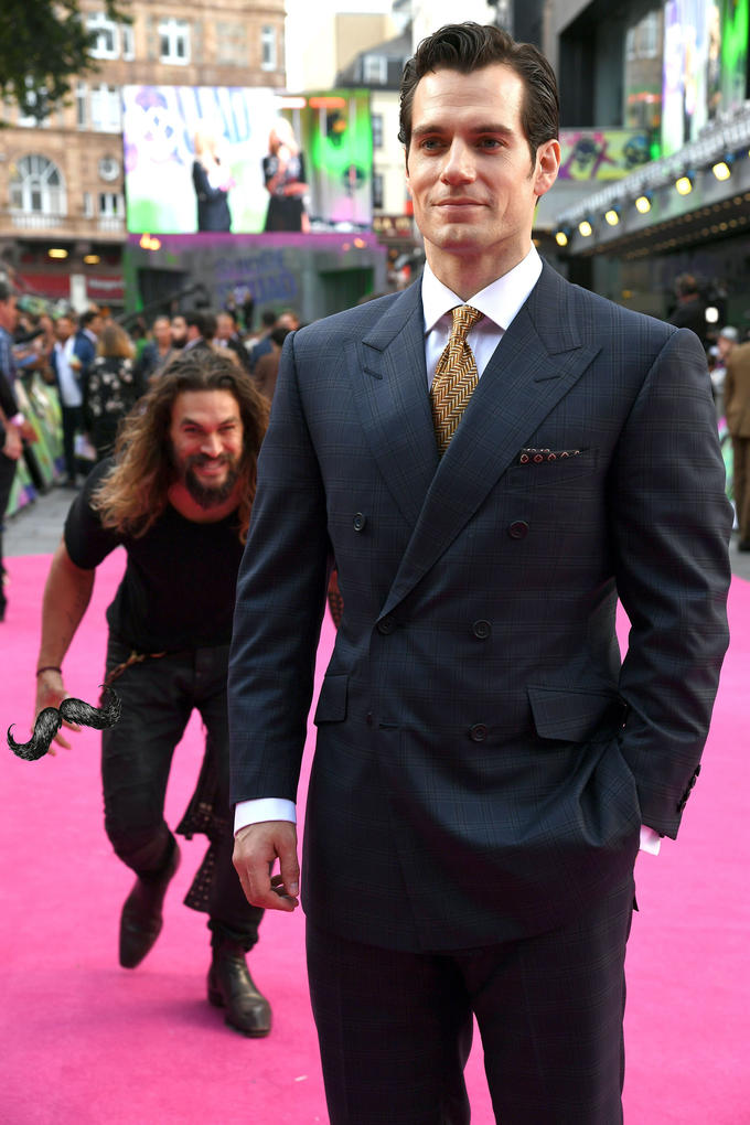 High Quality Sneaky Jason Momoa Blank Meme Template