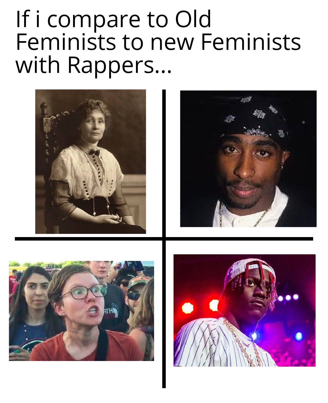 High Quality The New Feminism Movement Sucks A$$ Blank Meme Template