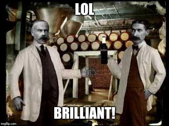 Brilliant! | LOL BRILLIANT! | image tagged in brilliant | made w/ Imgflip meme maker