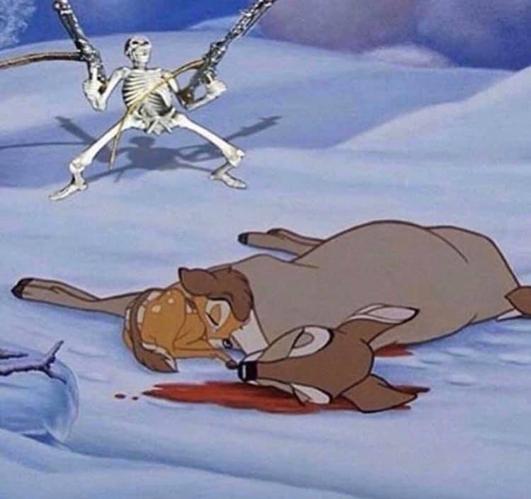 High Quality Oh No Not Bambi Blank Meme Template