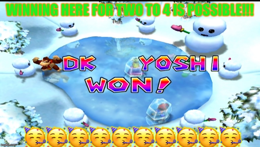 VICTORY IN MARIO PARTY!! | WINNING HERE FOR TWO TO 4 IS POSSIBLE!!! 🥳🥳🥳🥳🥳🥳🥳🥳🥳🥳 | image tagged in victory in mario party | made w/ Imgflip meme maker