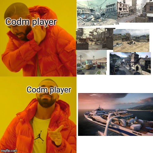 Call of duty mobile in the nutshell | Codm player; Codm player | image tagged in memes,drake hotline bling,call of duty | made w/ Imgflip meme maker