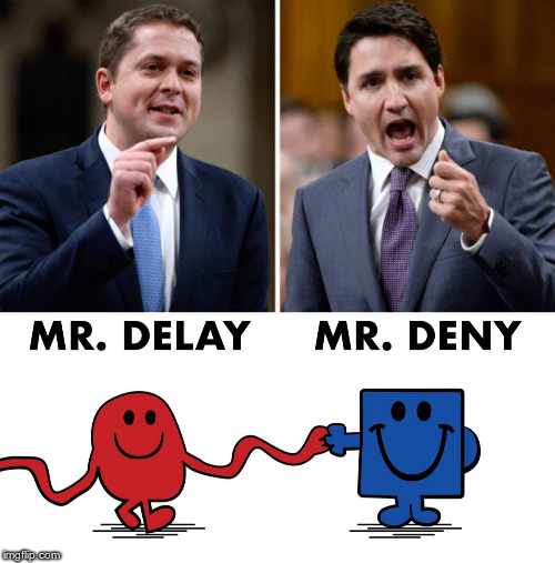 Andrew Sheer and Justin Trudeau | image tagged in political meme,canadian politics,andrew sheer,justin trudeau,funny memes | made w/ Imgflip meme maker