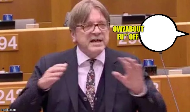 WE LOVE EUROPE. | OWZABOUT FU** OFF | image tagged in eu,european union | made w/ Imgflip meme maker