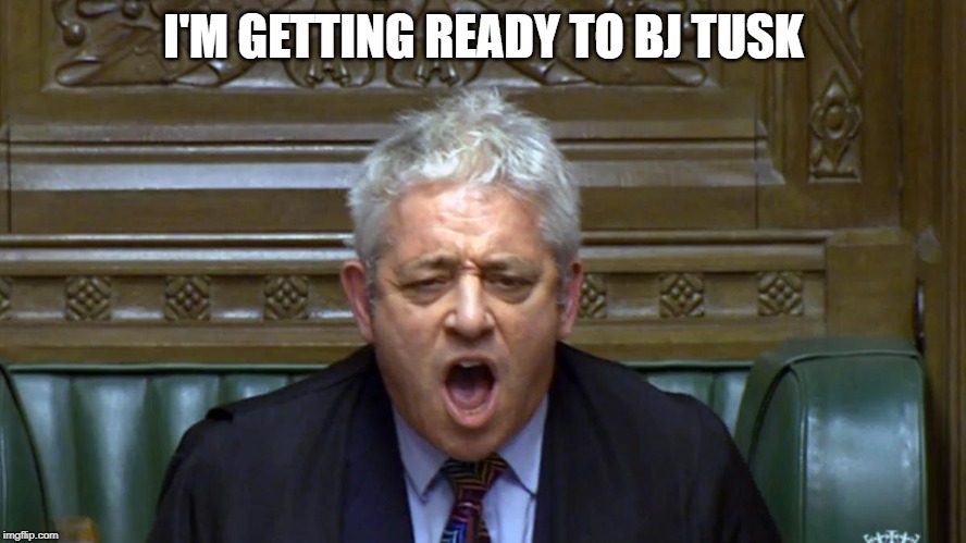 Order |  I'M GETTING READY TO BJ TUSK | image tagged in order | made w/ Imgflip meme maker