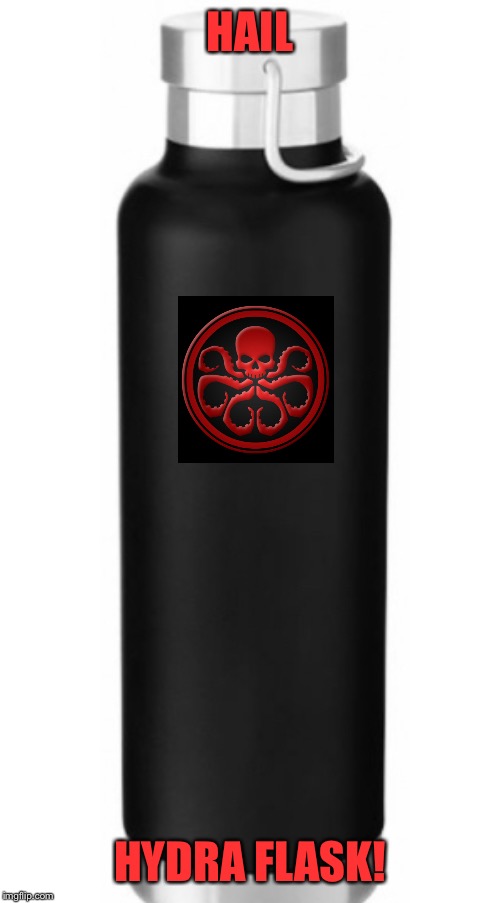 HAIL; HYDRA FLASK! | image tagged in hail hydra | made w/ Imgflip meme maker