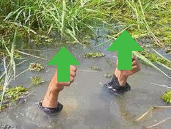 FLOODING THUMBS UP | image tagged in flooding thumbs up | made w/ Imgflip meme maker