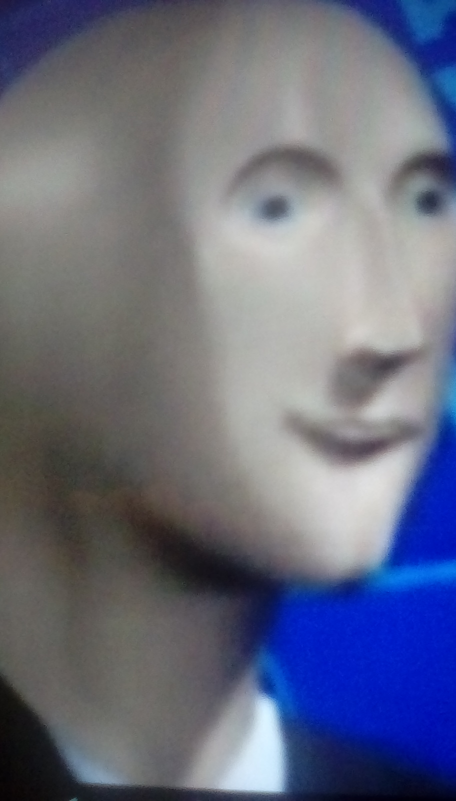 High Quality Stonk man head Blank Meme Template