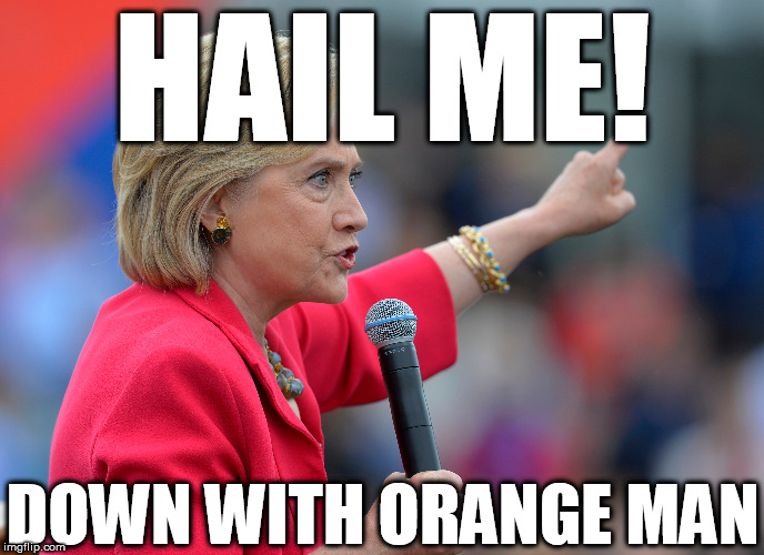 HAIL ME! DOWN WITH ORANGE MAN | made w/ Imgflip meme maker