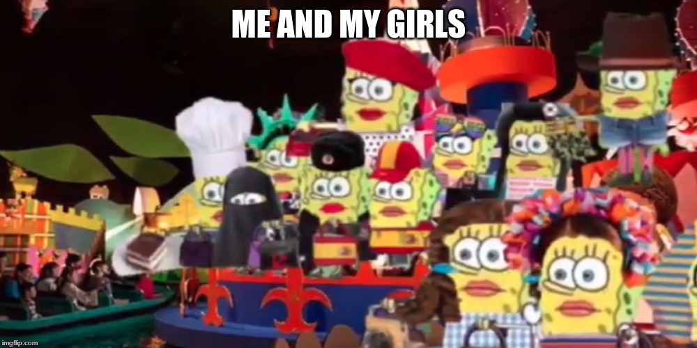 Me and my besties traveling! | ME AND MY GIRLS | image tagged in fun,spongebob | made w/ Imgflip meme maker