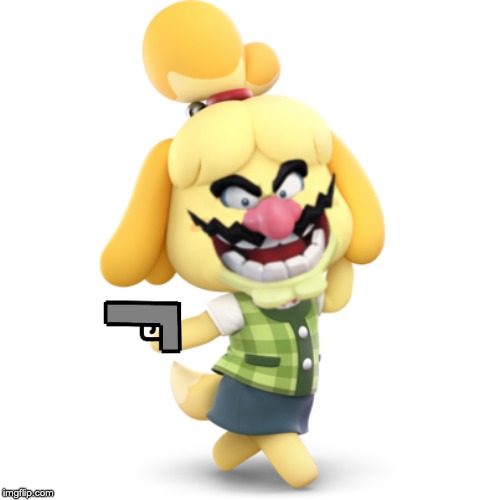 ultra cursed isabelle | made w/ Imgflip meme maker