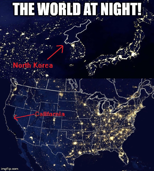 The World At Night | THE WORLD AT NIGHT! | image tagged in the world at night | made w/ Imgflip meme maker