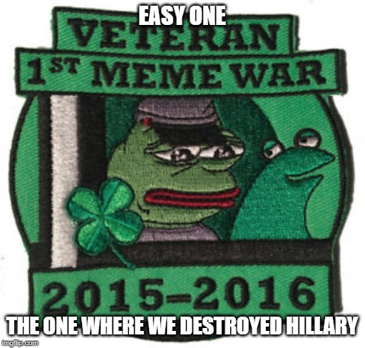 EASY ONE THE ONE WHERE WE DESTROYED HILLARY | made w/ Imgflip meme maker