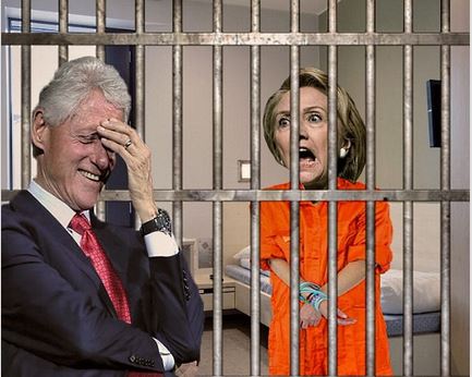 High Quality Hillary  in  jail  bill  visits Blank Meme Template
