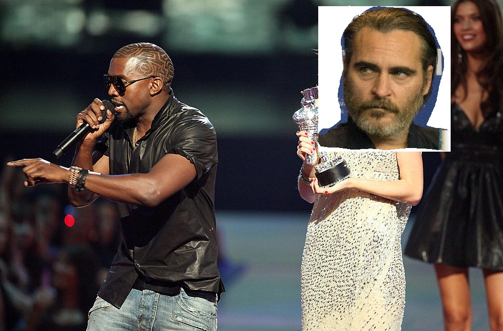 High Quality Kanye Yo imma let you finish joaquin phoenix Blank Meme Template